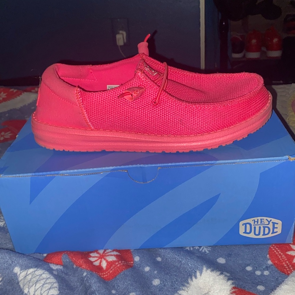 Pink Heydudes.